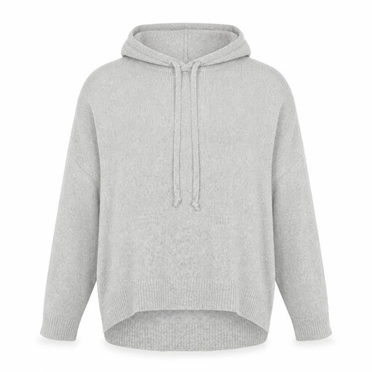 H&M L.O.G.G. Mens Grey Hooded Knit Pullover Jumper XS