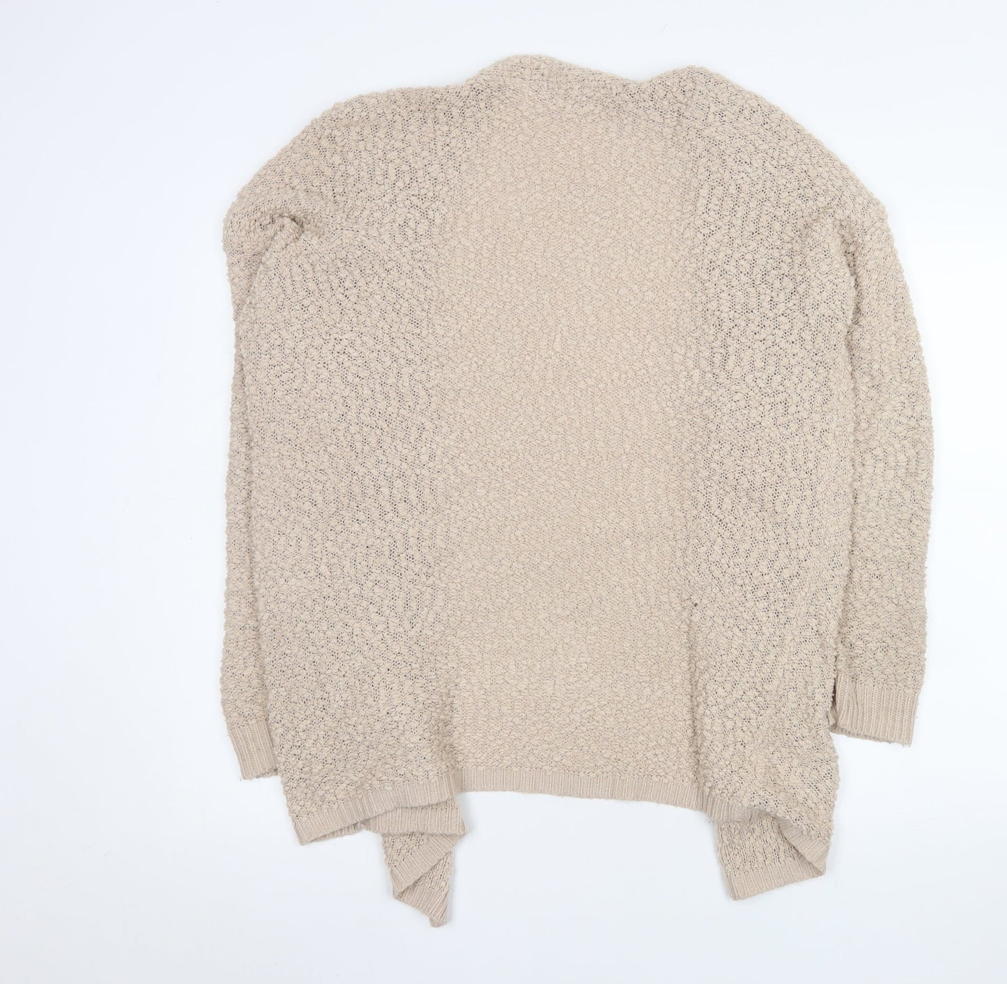 Jolie & Joy Womens Beige Chunky Knit Longline Cardigan XL