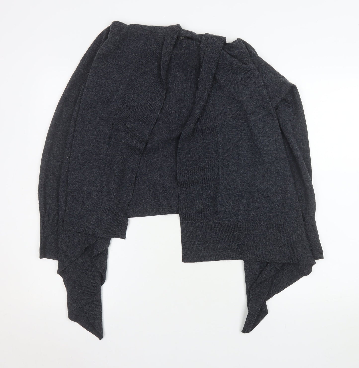H&M Women’s Grey Wool Blend Wrap Cardigan XS