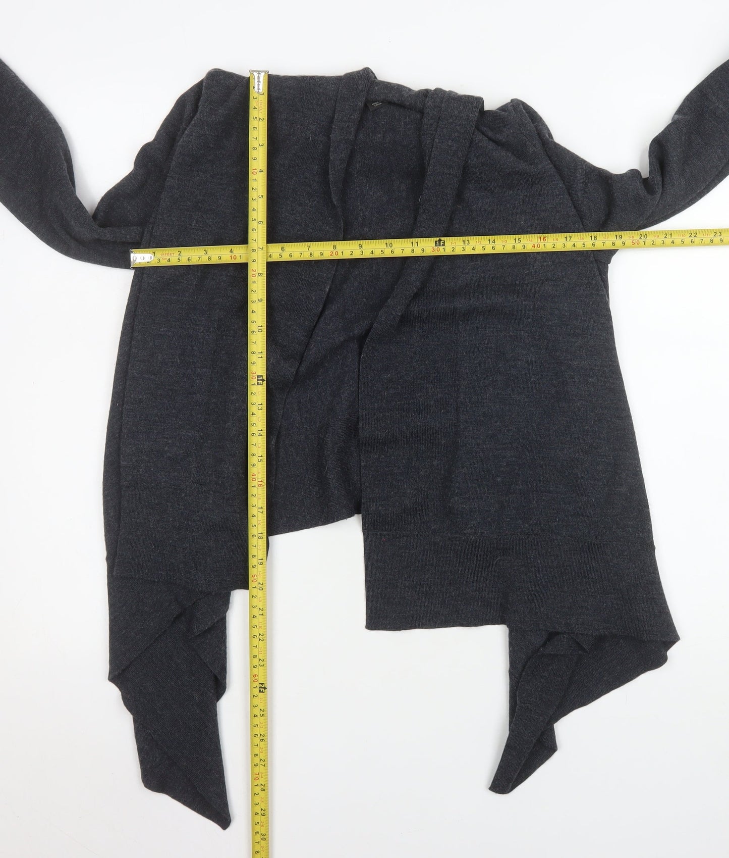 H&M Women’s Grey Wool Blend Wrap Cardigan XS
