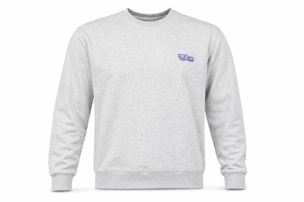 Jack & Jones Mens Grey Core Logo Pullover Sweatshirt Size S