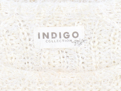 Marks & Spencer Women’s Ivory Cable-Knit Pullover Jumper Size 14