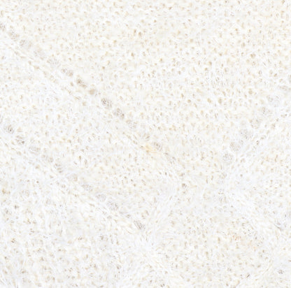 Marks & Spencer Women’s Ivory Cable-Knit Pullover Jumper Size 14