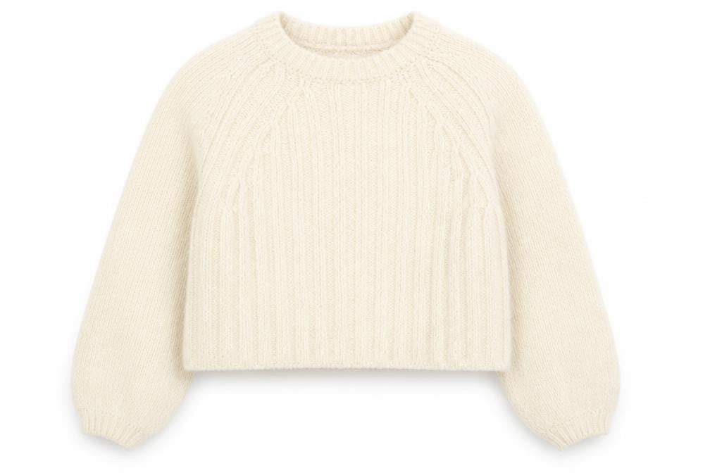 ZARA Girls Ivory Knit Pullover Jumper 11-12 Years Soft Wool Alpaca Blend