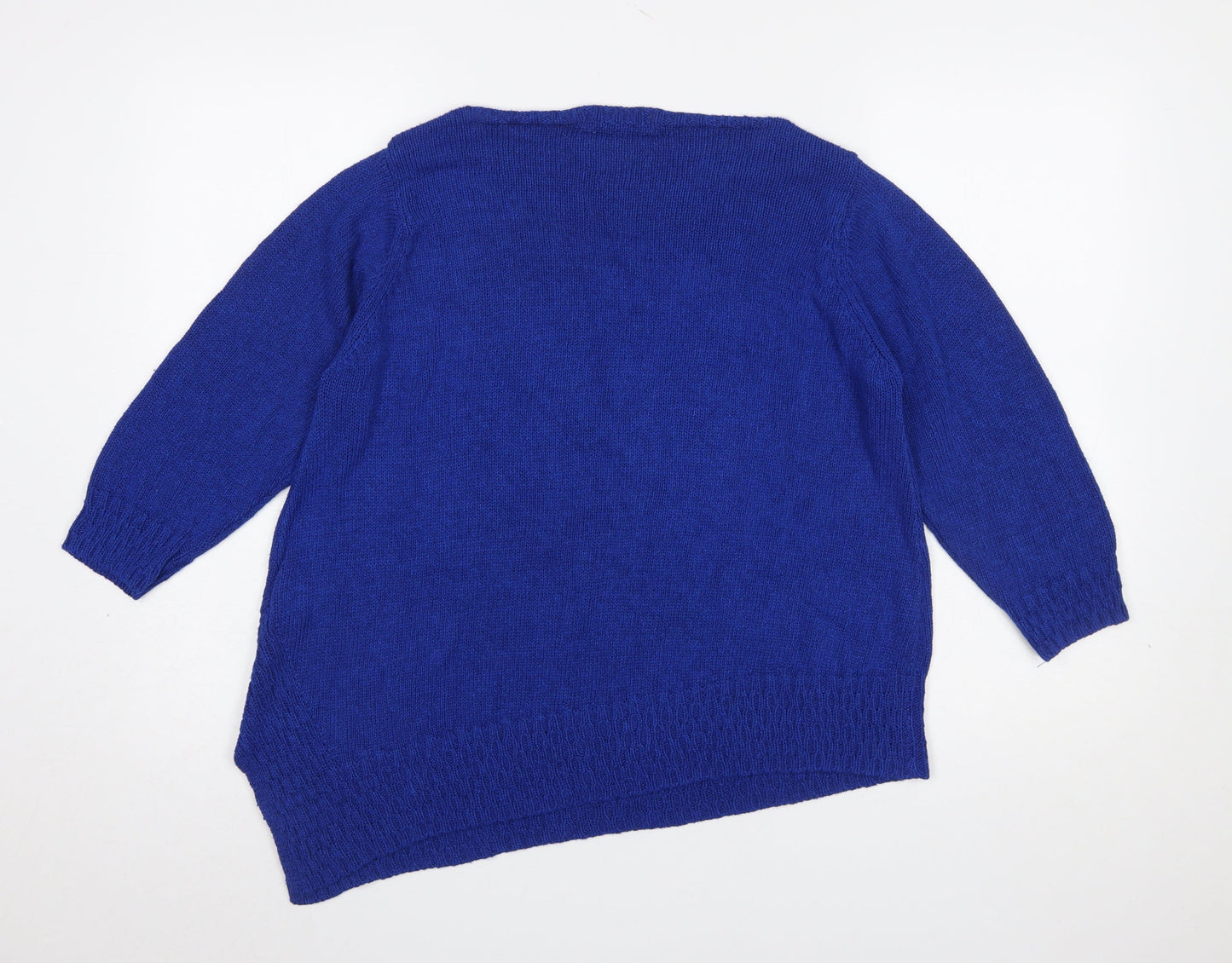 Marks and Spencer Women’s Blue Per Una Knit Jumper UK 20 Pullover