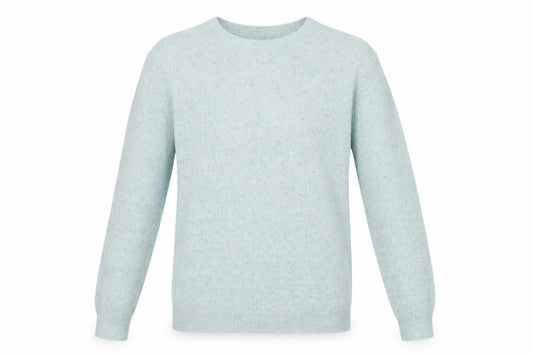 Marks & Spencer Men's Green Cotton Crew Neck Jumper L
