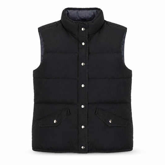 United Colors of Benetton Women's Black Puffer Waistcoat S