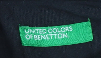United Colors of Benetton Women's Black Puffer Waistcoat S