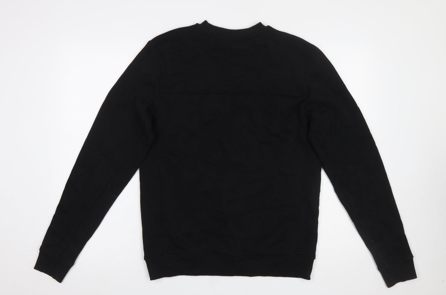Everlast Men's Black Small Pullover Sweatshirt Crew Neck Fleece