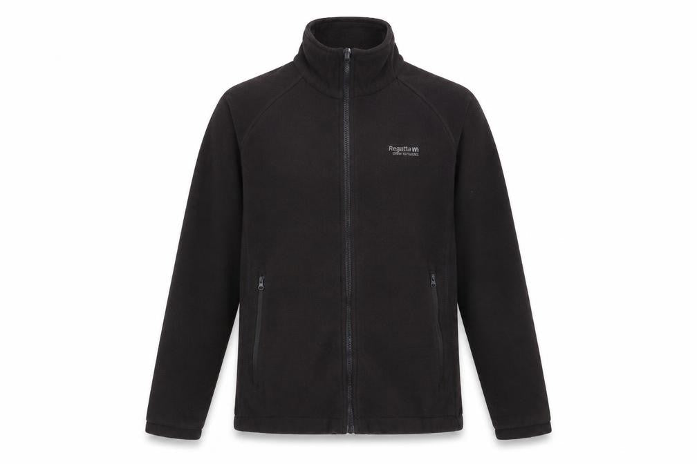 Regatta Men’s Black Fleece Full Zip Jacket 34in Regular Fit