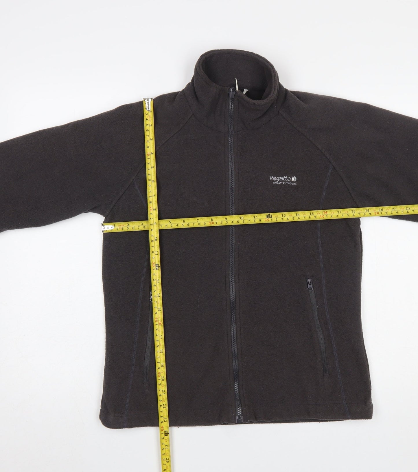 Regatta Men’s Black Fleece Full Zip Jacket 34in Regular Fit
