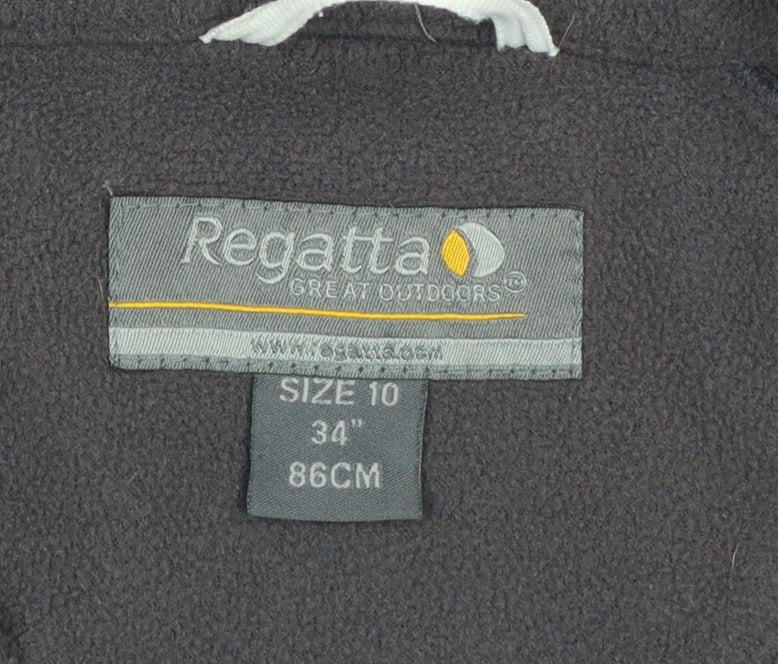Regatta Men’s Black Fleece Full Zip Jacket 34in Regular Fit