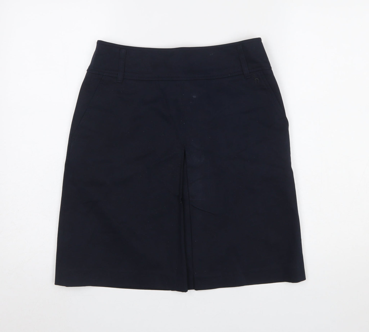 Hazzy's Women's Navy Blue Knee Length Pencil Skirt Size 10