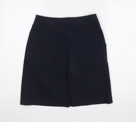 Hazzy's Women's Navy Blue Knee Length Pencil Skirt Size 10