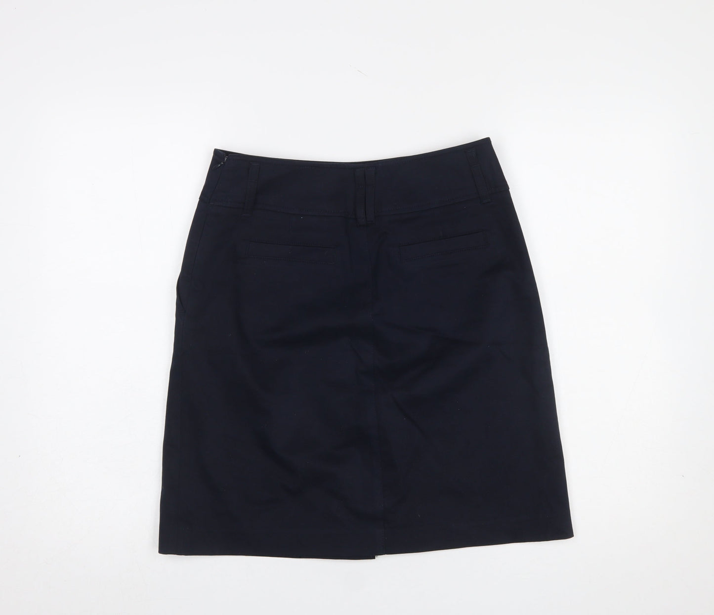 Hazzy's Women's Navy Blue Knee Length Pencil Skirt Size 10