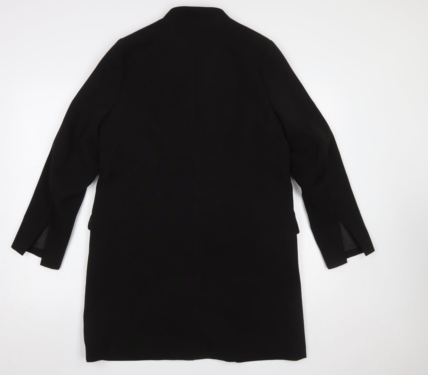 H&M Women's Black Regular Fit Mid-Length Blazer Size 8