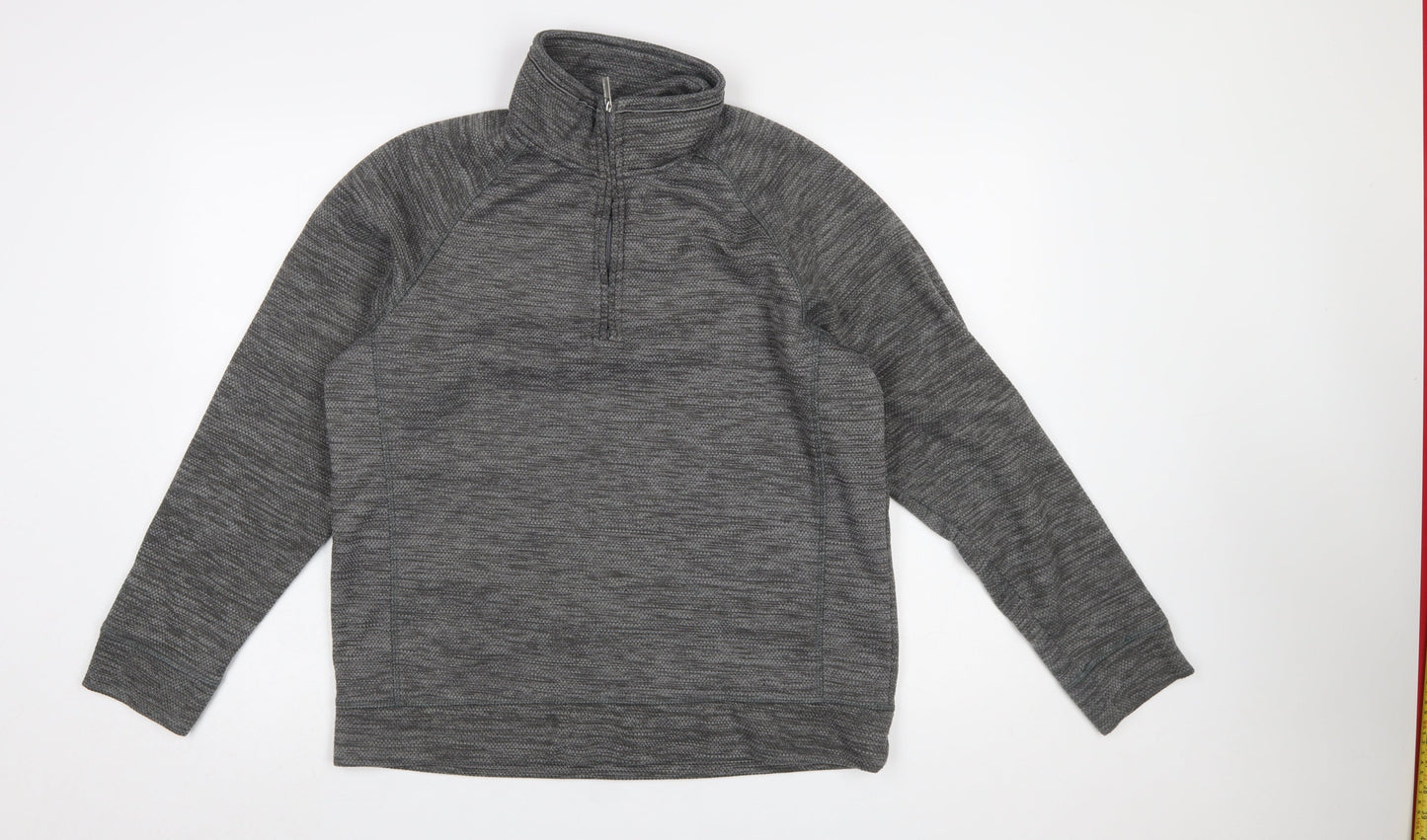 Craghoppers Men's Grey 1/4 Zip Fleece Sweatshirt Size M