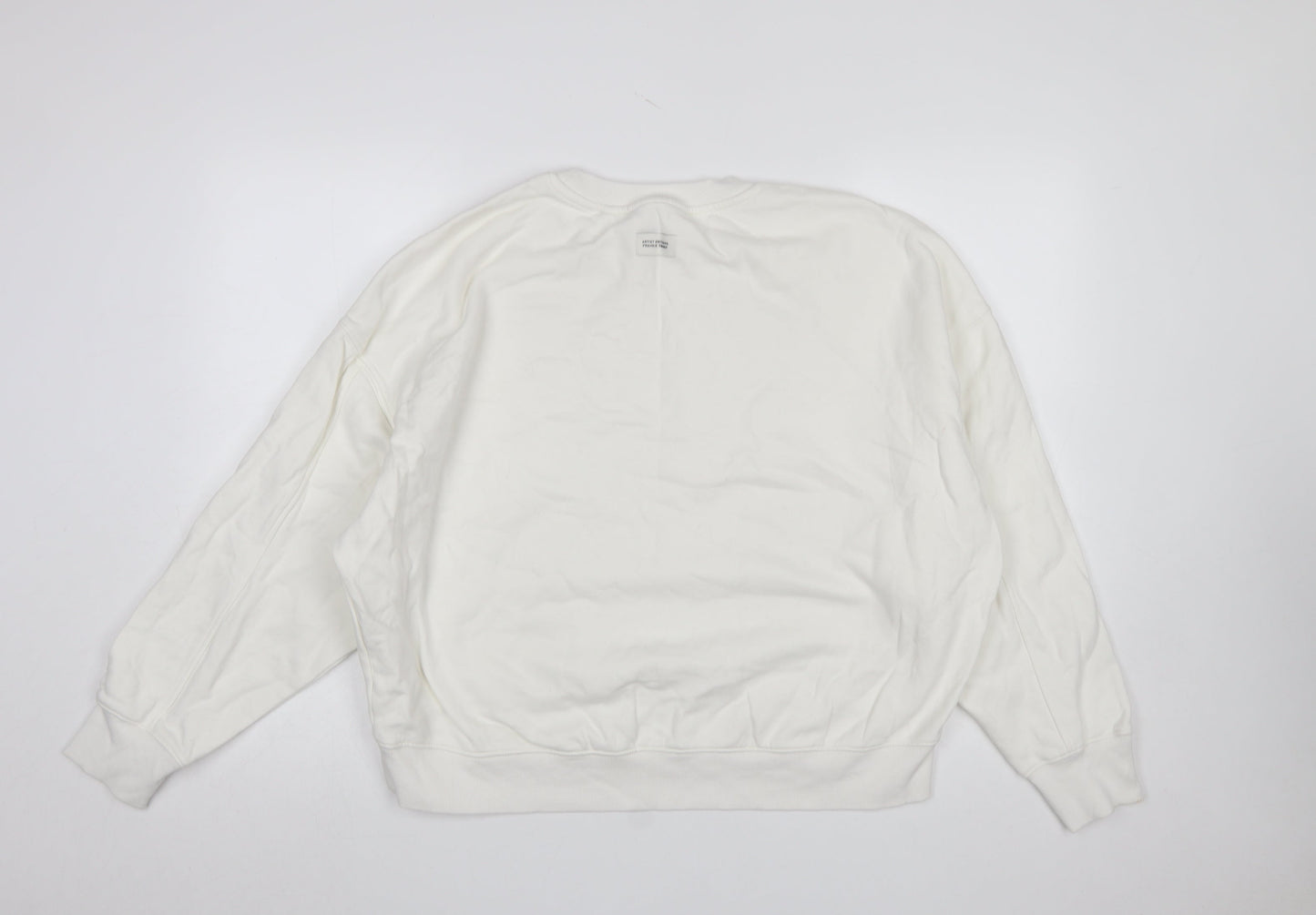 Next Women Ivory Negroni Graphic Pullover Sweatshirt M