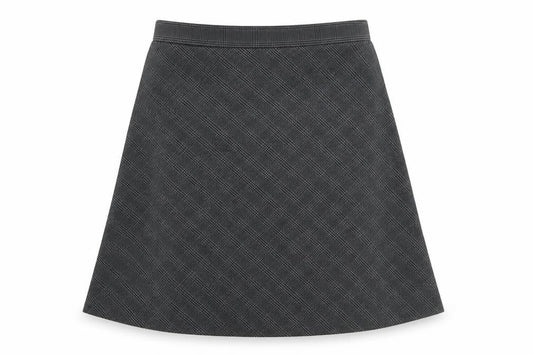 Cotton Traders Women’s Grey Jersey Midi A-Line Skirt Size 16