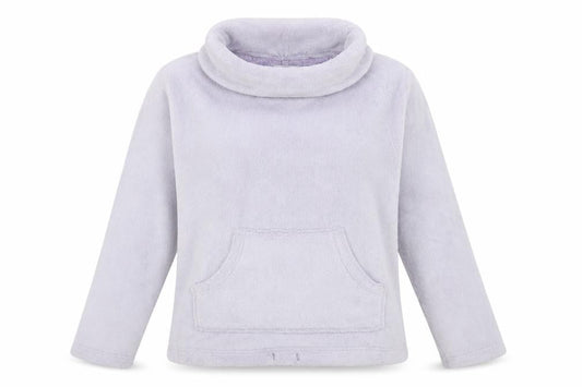 FatFace Women Lilac Pullover Fleece Sweatshirt UK 12 Regular Fit