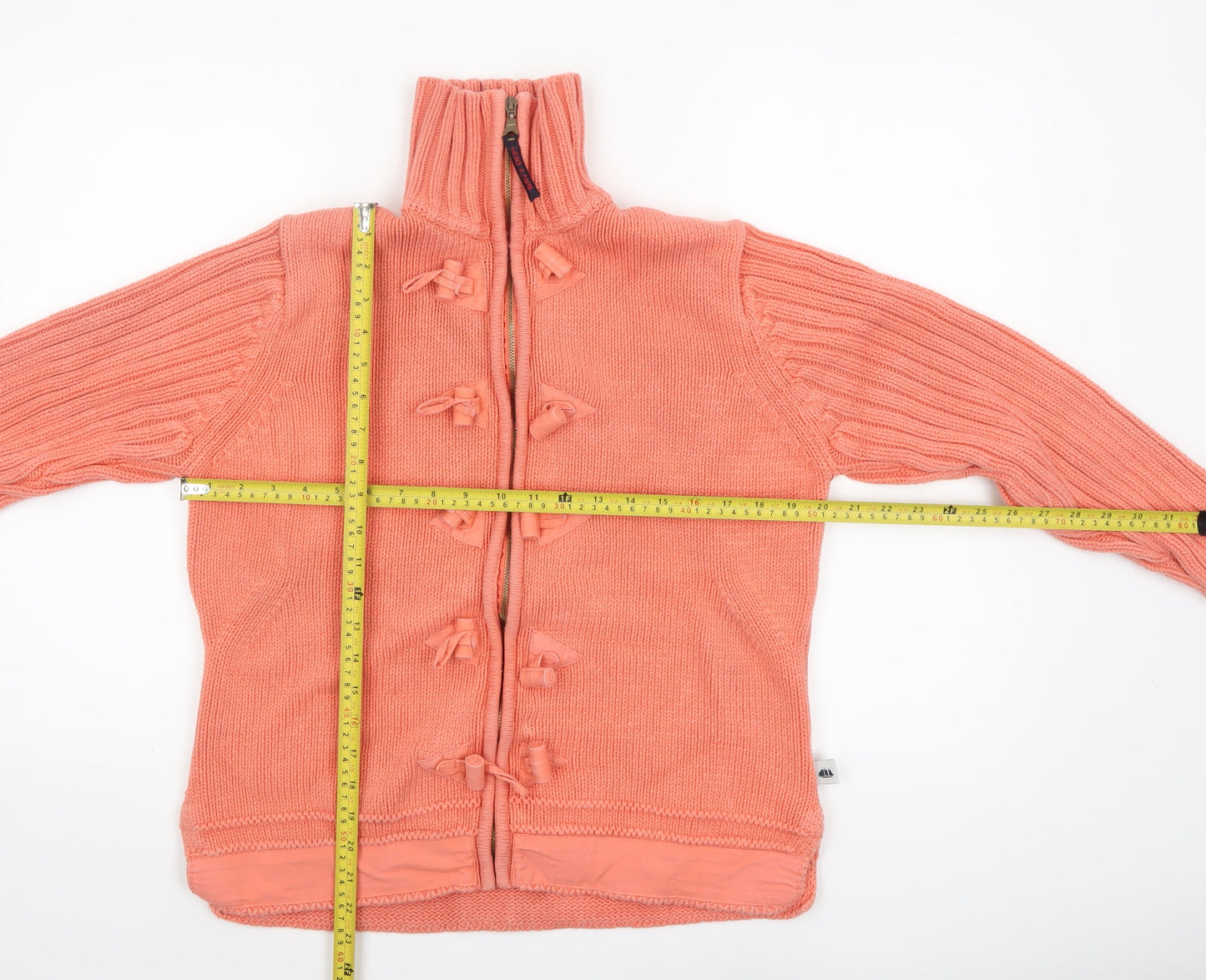 Hublot Women’s Pink 2XL Full Zip Cotton Knit Jumper