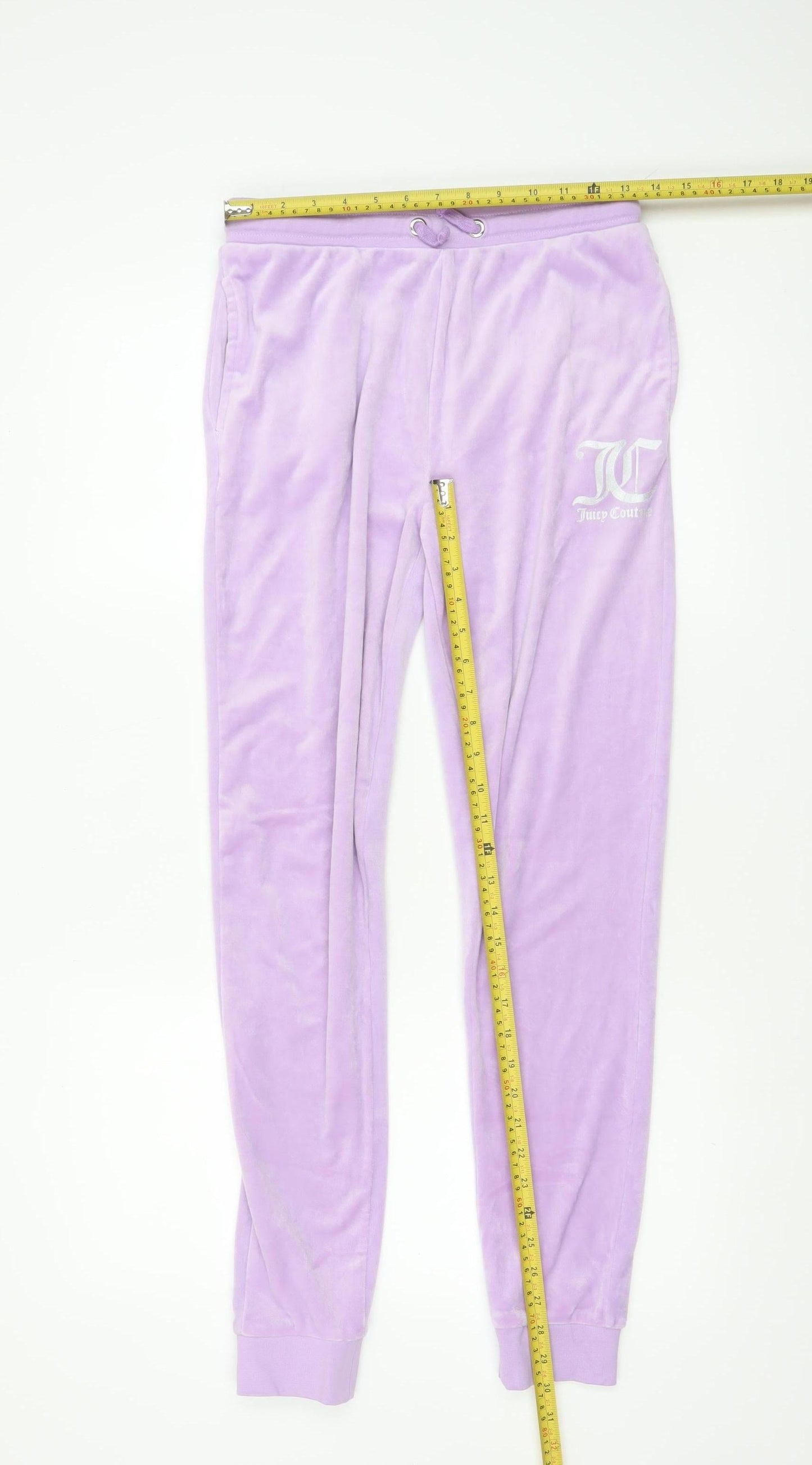 Juicy Couture Girls Purple Velour Jogger Trousers 15-16 Years