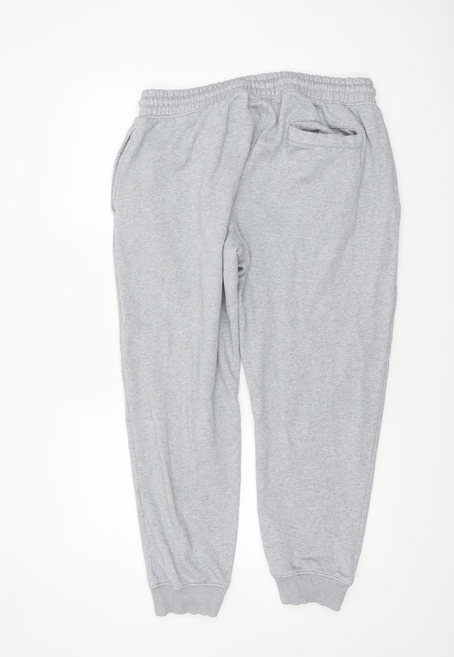 Next Women Grey L Sweatpants Fleece Cotton Blend Joggers