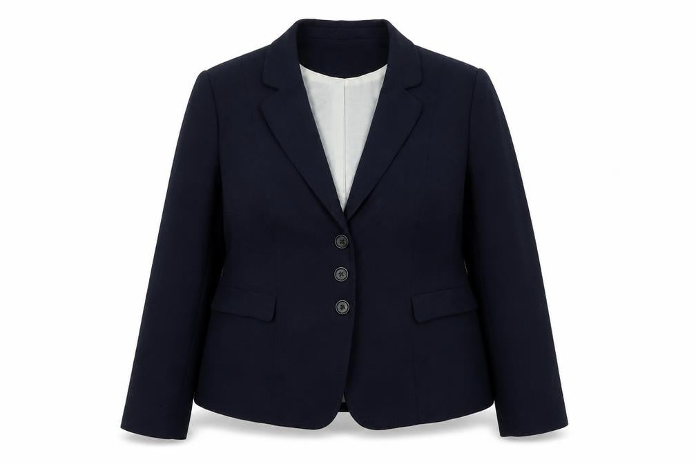 Next Women's Blue Size 18 Classic Lined Tailored 3 Button Blazer Jacket