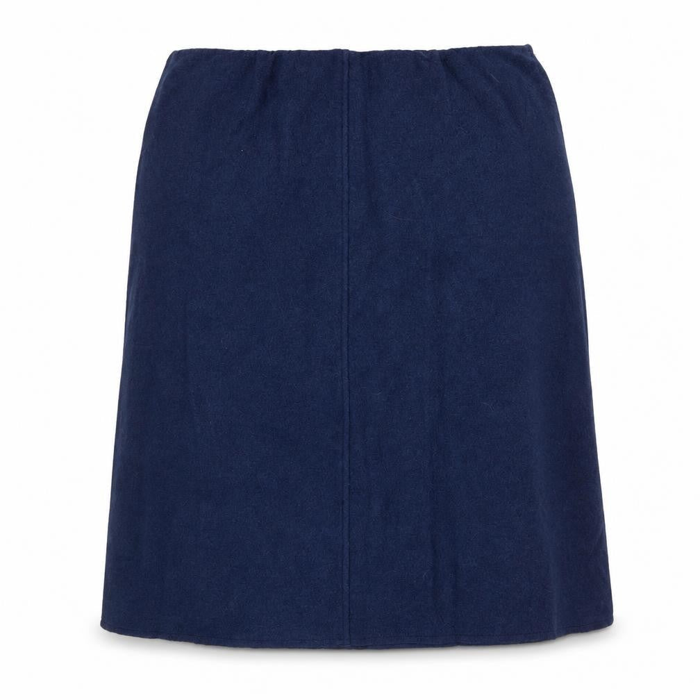 Cotswold Collections Women Blue Wool A-Line Knee Length Skirt Size 20