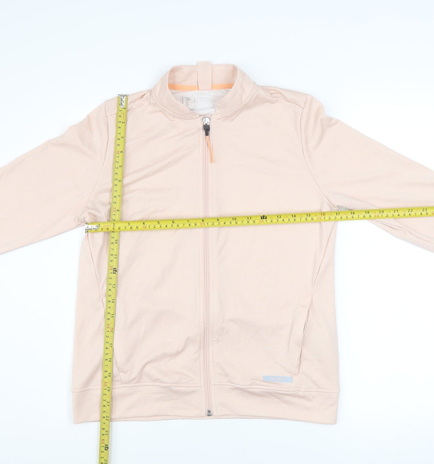 Decathlon Womens Beige Size 10 Lightweight Full Zip Track Jacket