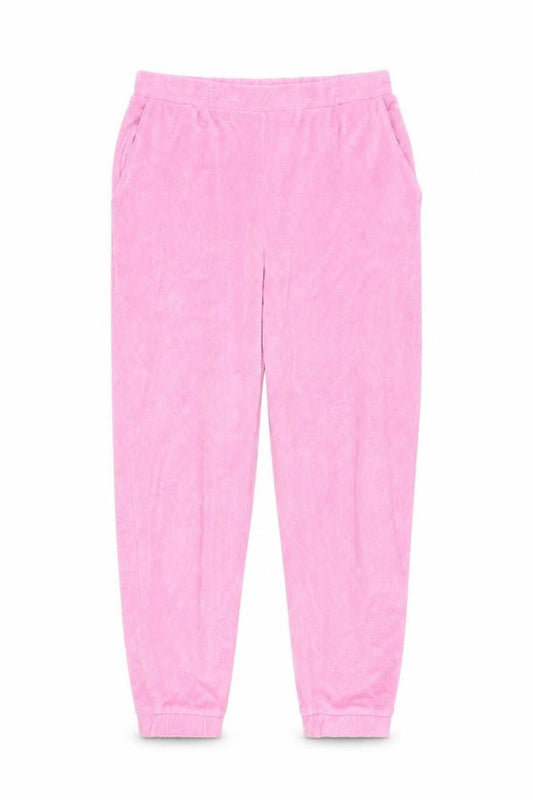 Zara Womens Pink Jogger Sweatpants M Cotton Blend Elastic Waist