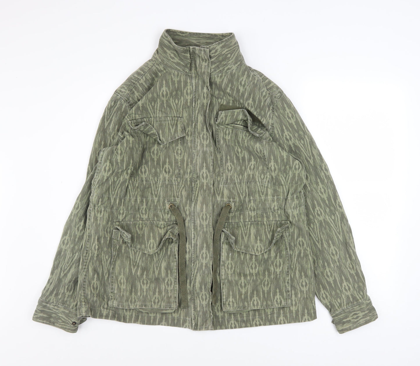 Marks and Spencer Women’s Khaki Green Military Jacket Size 10