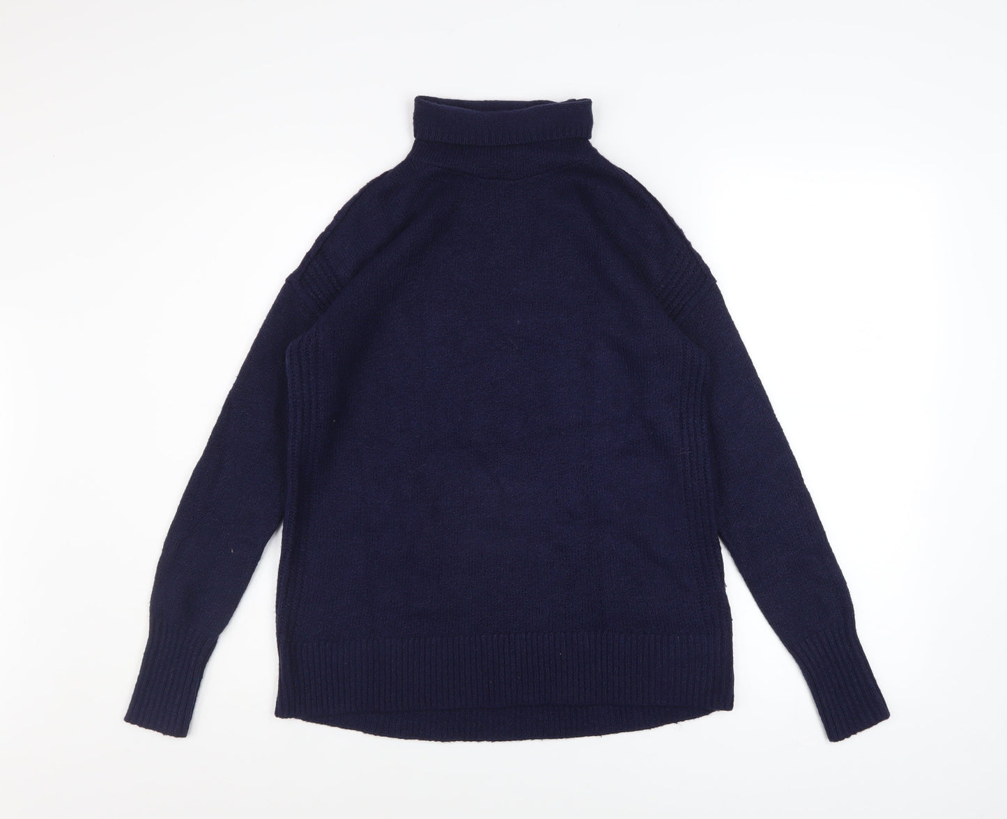 GAP Women’s Blue Roll Neck Long Sleeve Knit Jumper Size S