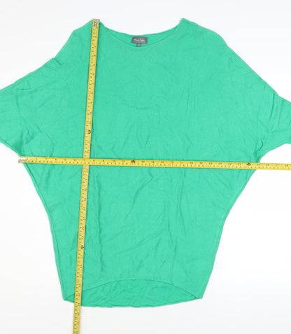 Phase Eight Women's Green Batwing Knit Jumper Size XS