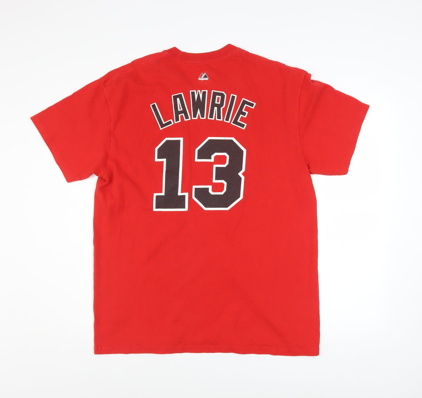 Majestic Men's Red Canada Baseball Graphic T-Shirt Size L