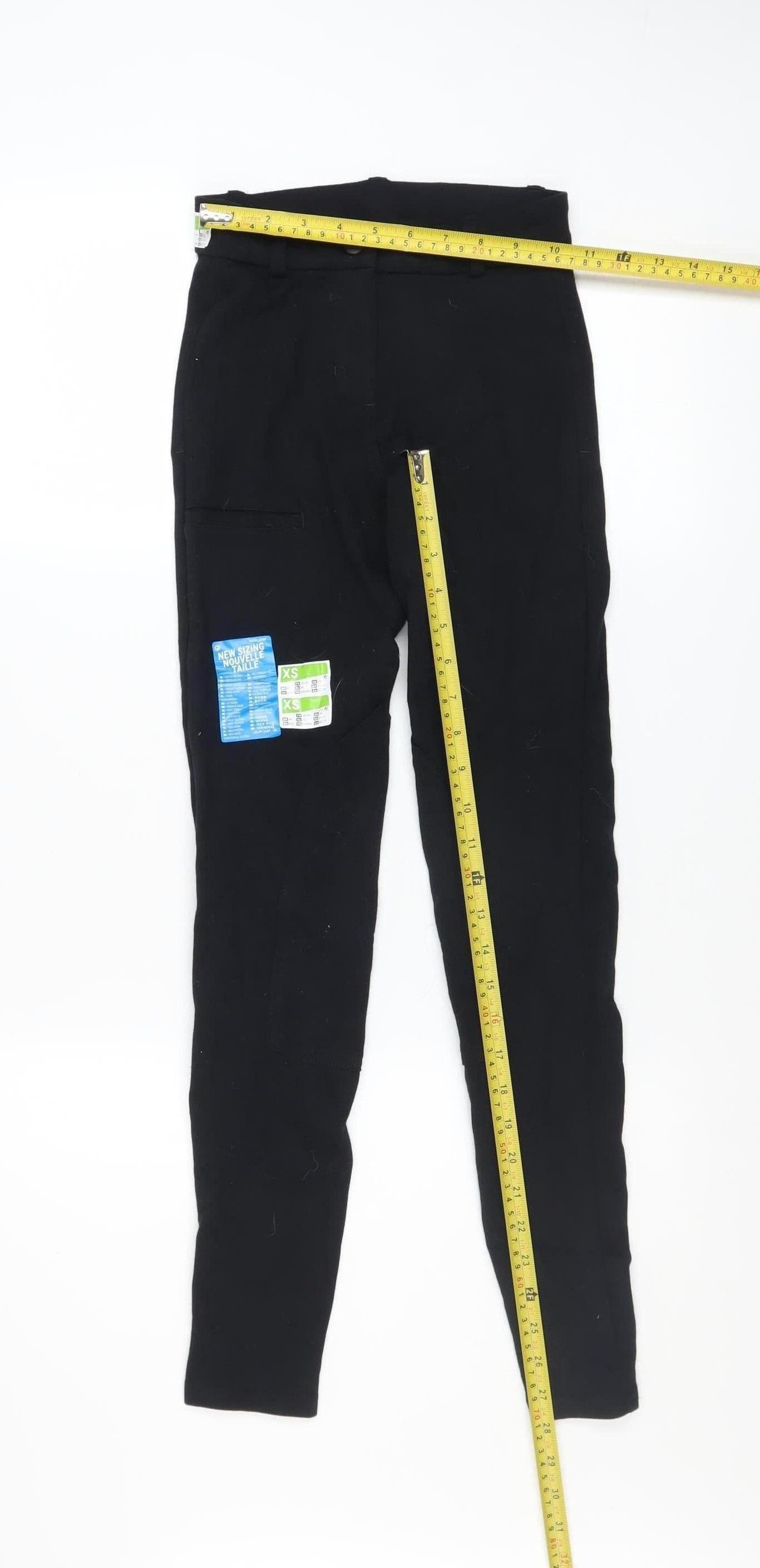 Decathlon Women’s Black XS Equestrian Riding Trousers with Pockets