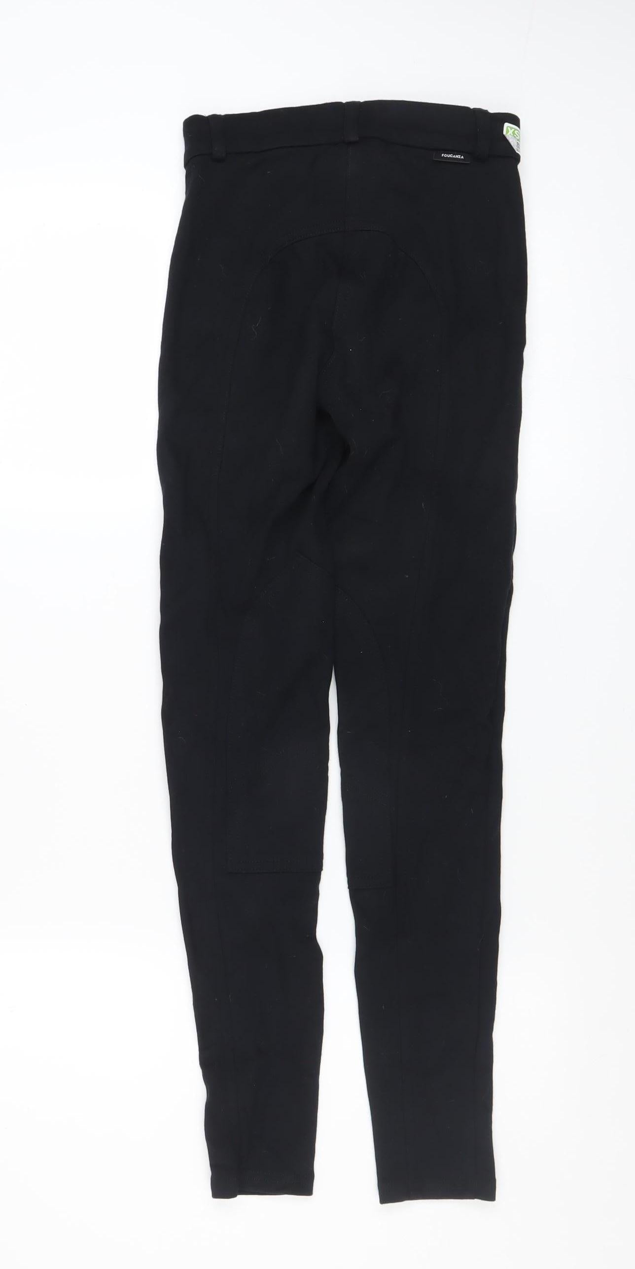 Decathlon Women’s Black XS Equestrian Riding Trousers with Pockets