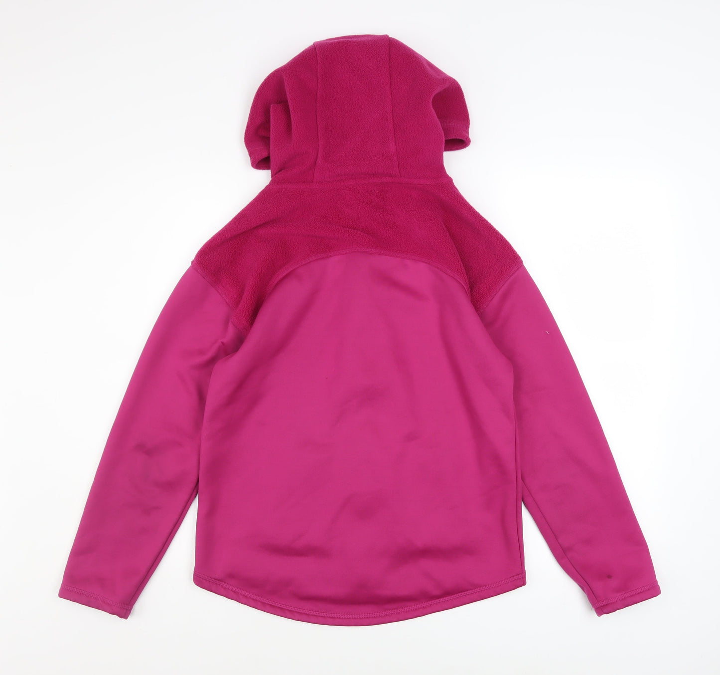 George Women’s Pink Softshell Fleece Hooded Jacket Size 14