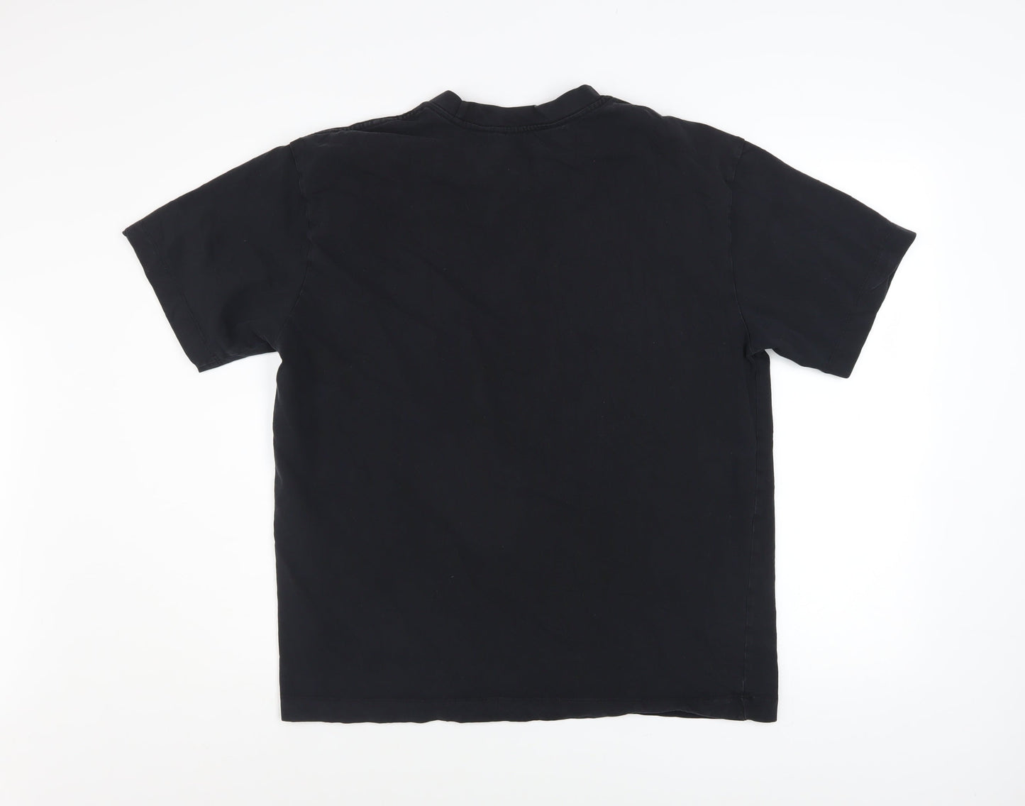 Anthem Men's Black Organic Cotton 'Well Nice' Crew Neck T-Shirt Size L