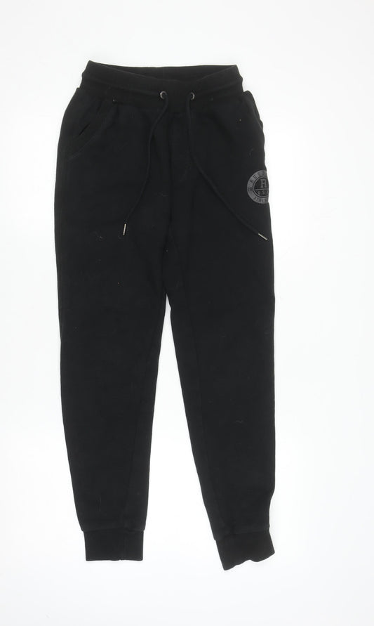 Russell Athletic Men's Black Fleece Sweatpants Joggers S