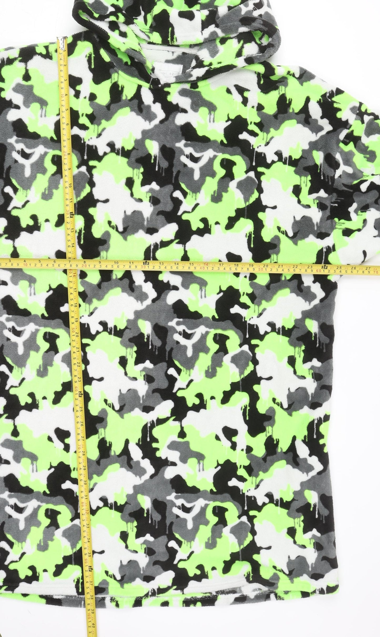 Next Boys Multicoloured Camouflage Fleece Hooded Nightshirt 14-16 Years