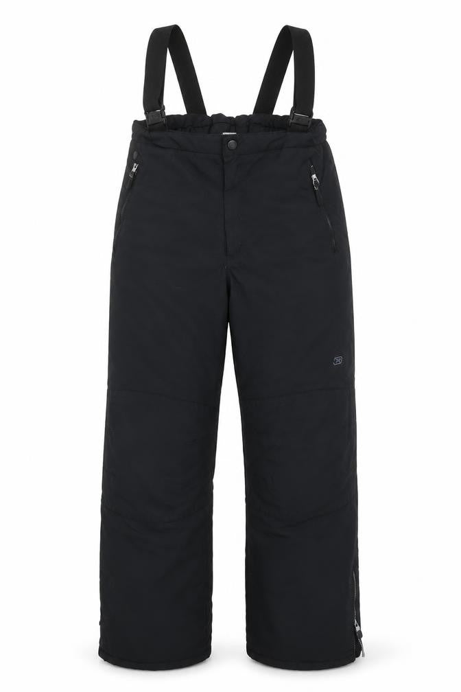 Rodeo Men's Black XL Waterproof Insulated Snow Pants Trousers