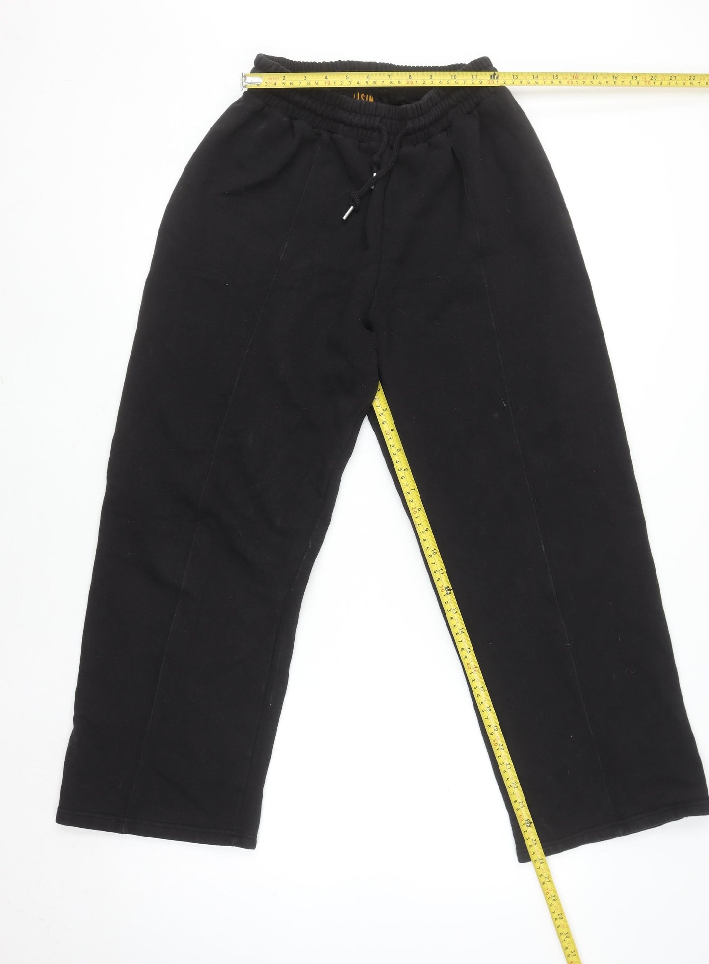 Rising Womens Black M/L Jogger Tracksuit Bottoms Cotton Blend