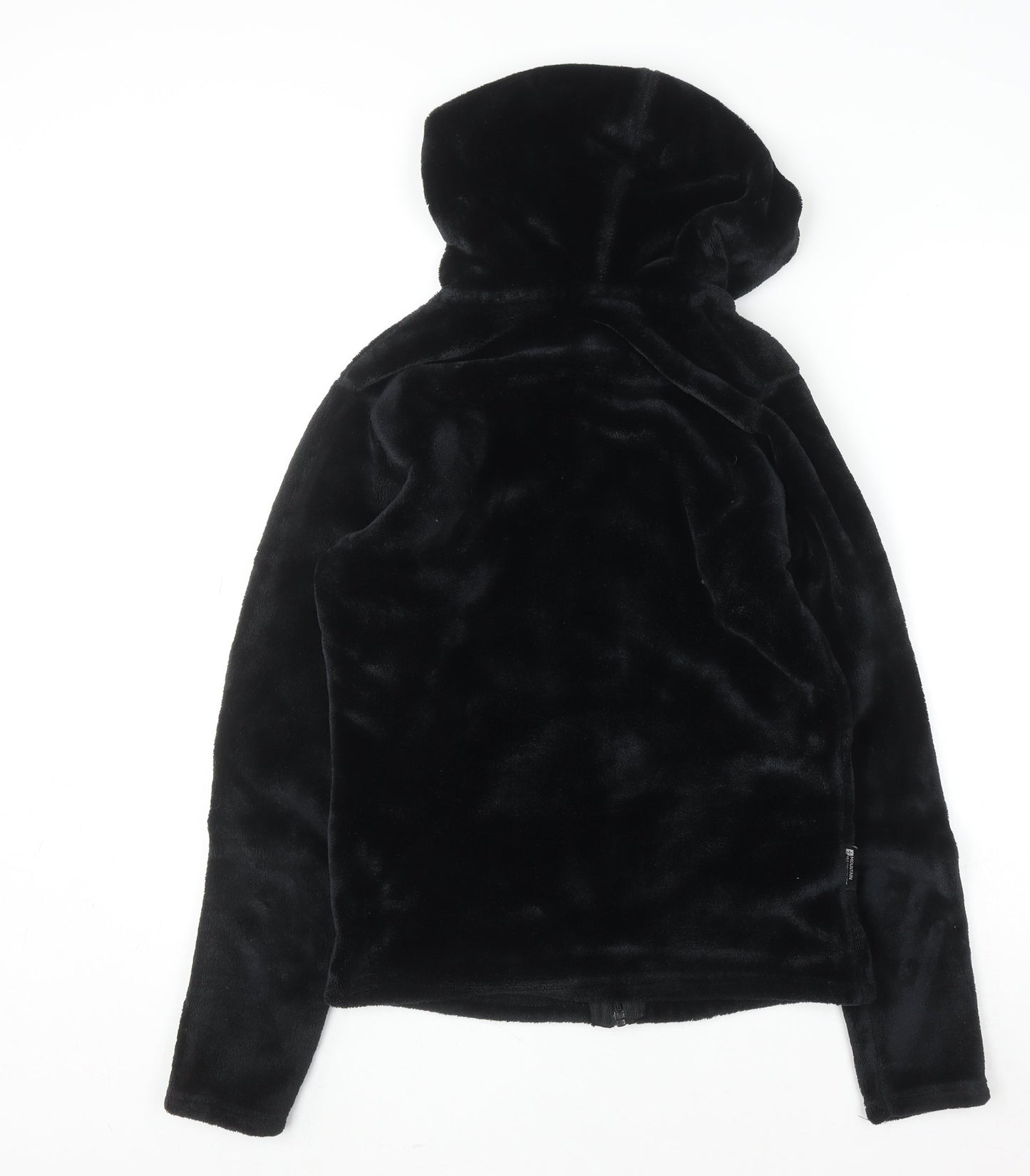 Mountain Warehouse Women Black Full Zip Fleece Hoodie UK 10