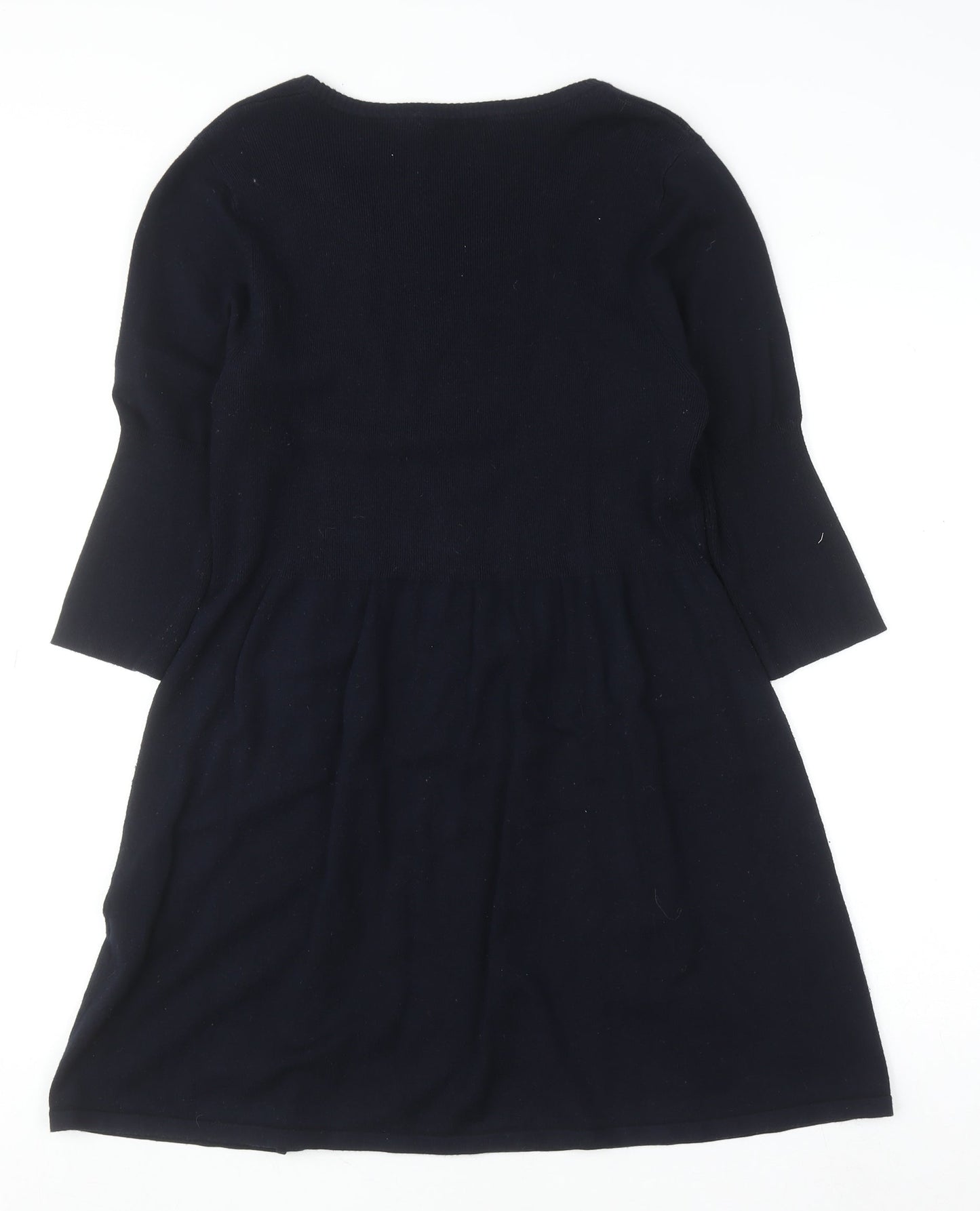 Betty Barclay Women’s Black Knit Fit & Flare Dress Size 16 3/4 Sleeve