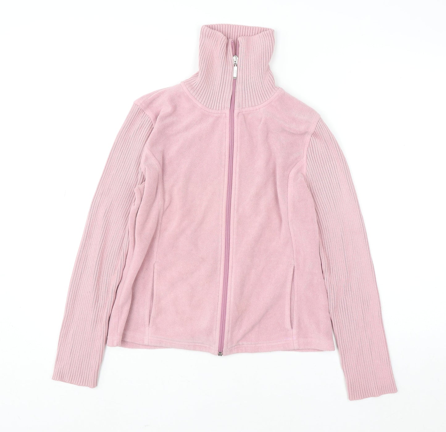 Marks and Spencer Per Una Women's Pink Full Zip Fleece Jacket M