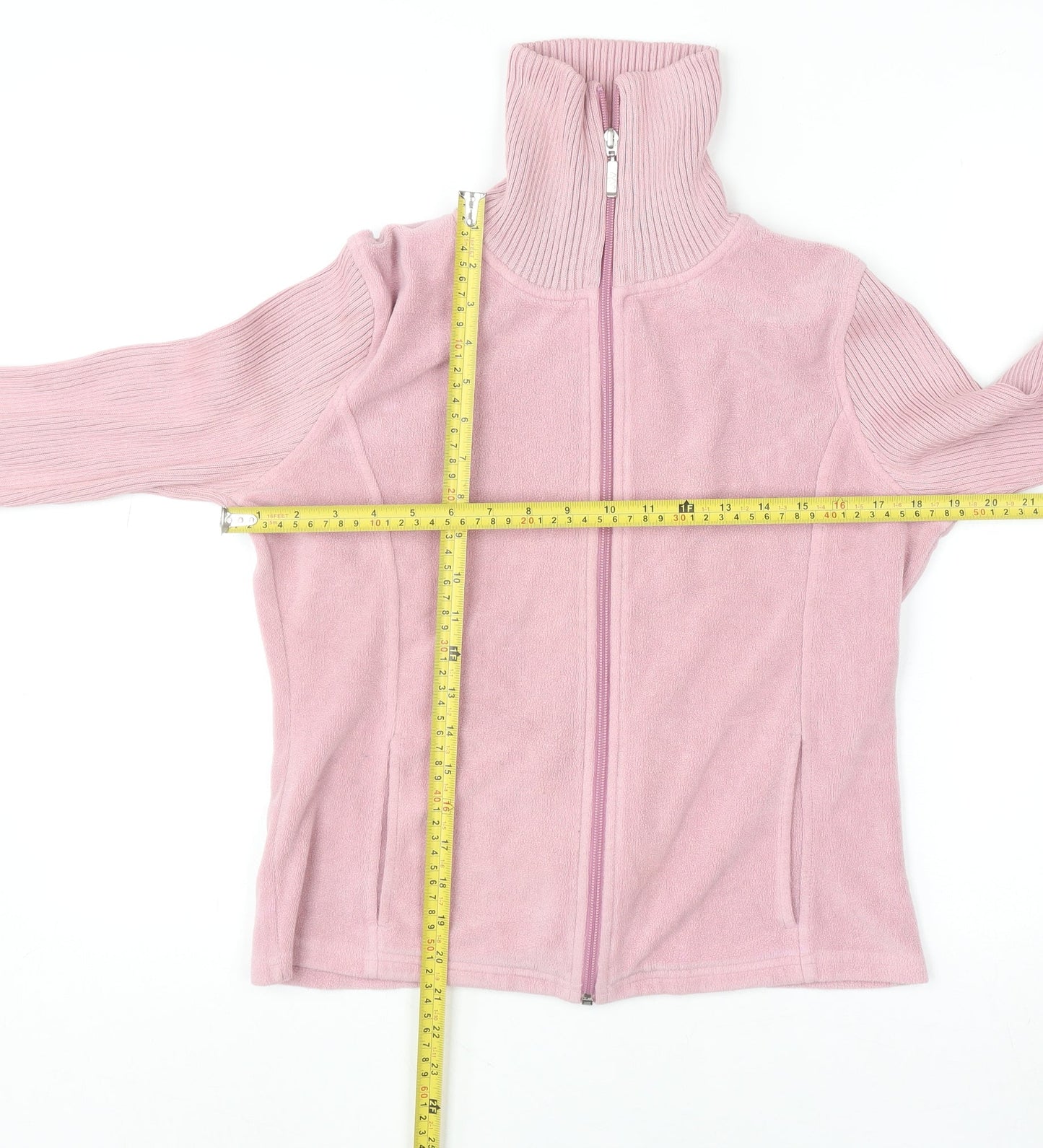 Marks and Spencer Per Una Women's Pink Full Zip Fleece Jacket M