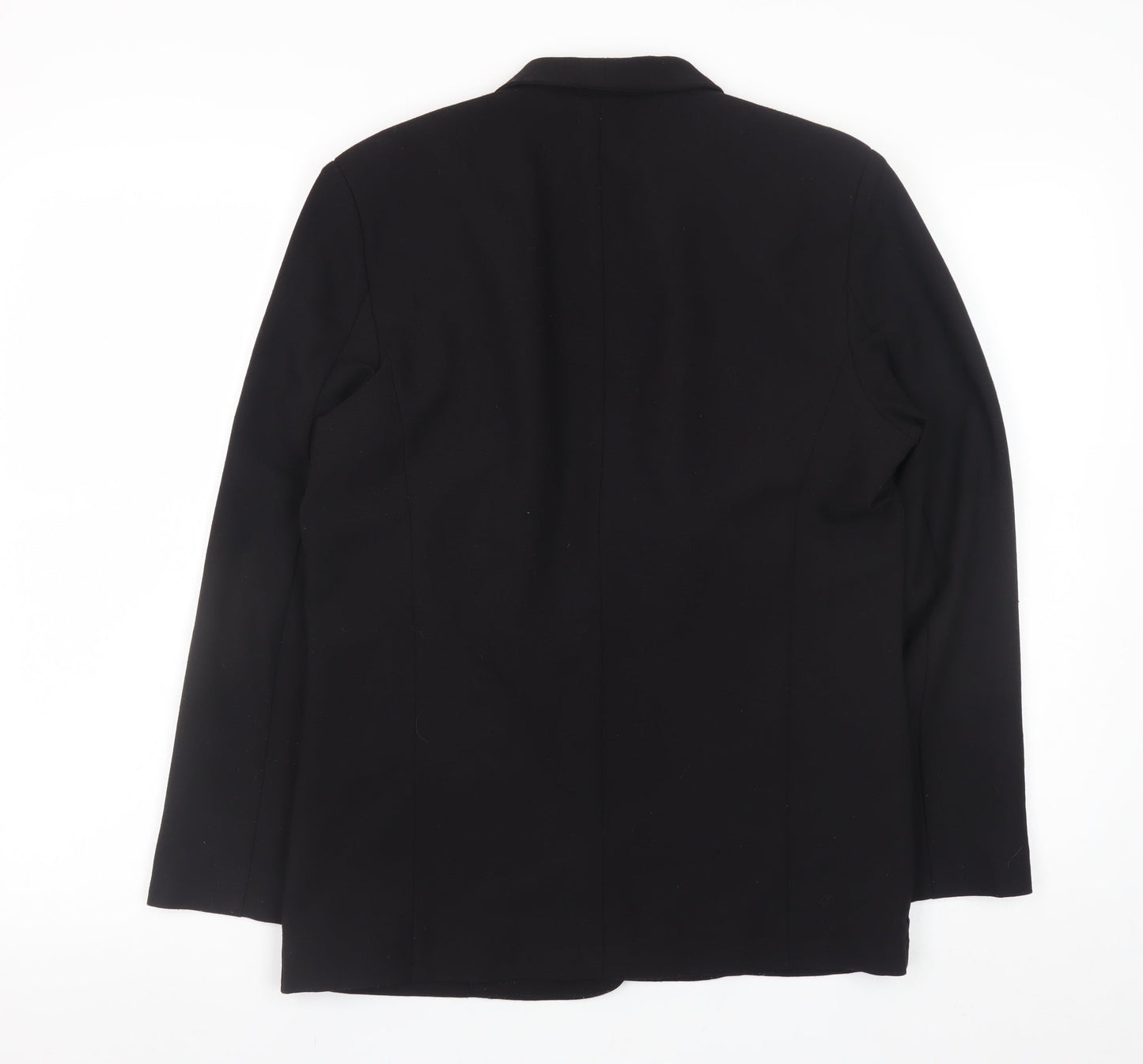 ASOS Women’s Black Size 14 Slim Fit Mid-Length Blazer Jacket