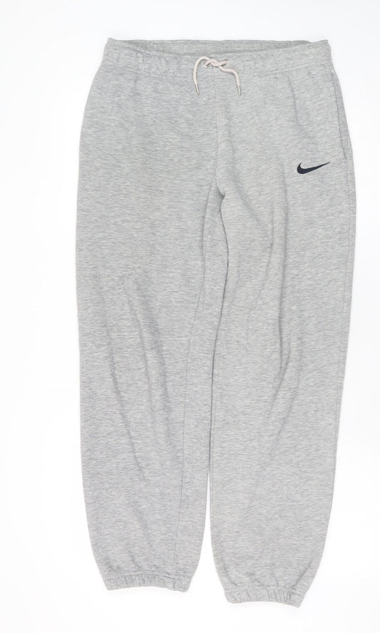 Nike Men's Grey Small Joggers Sweatpants with Elastic Waist