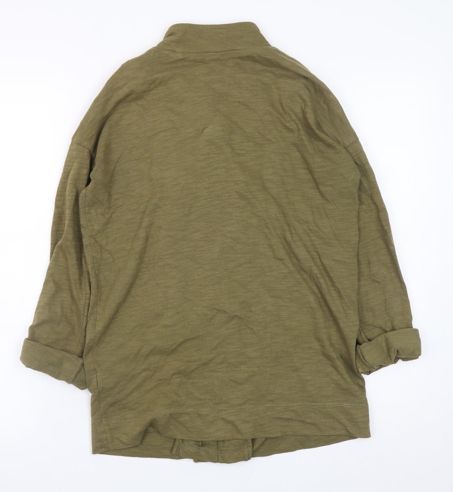 Next Women’s Khaki Green Cotton Mid-Length Jacket UK 6